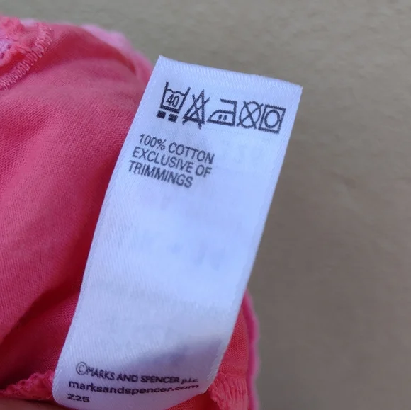 Marks & Spencer Pink Nightgown in Size Medium - Picture 6 of 9
